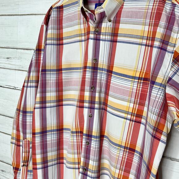 Pendleton Plaid Long Sleeve Cotton Button Down Shirt Size XL - Picture 6 of 9